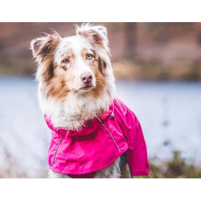 Rukka obleček Hase Raincoat pláštěnka na psa růžová