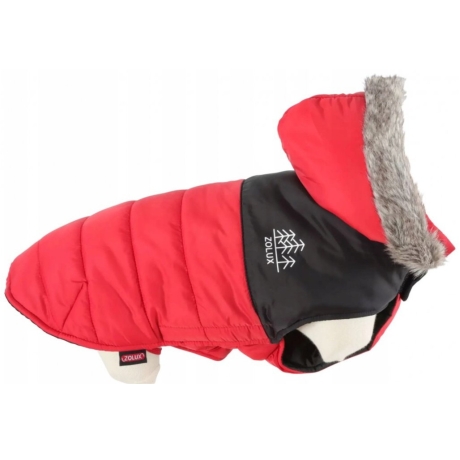 Obleček pro psa voděodolný Zolux s kapucí Mountain červený