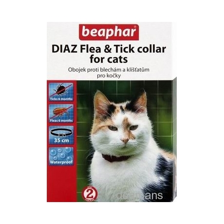Beaphar Obojek antiparazitní pro kočky DIAZ Flea&Tick 35cm