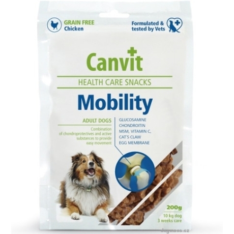 Canvit Snacks Mobility 200g Pamlsek pro psa