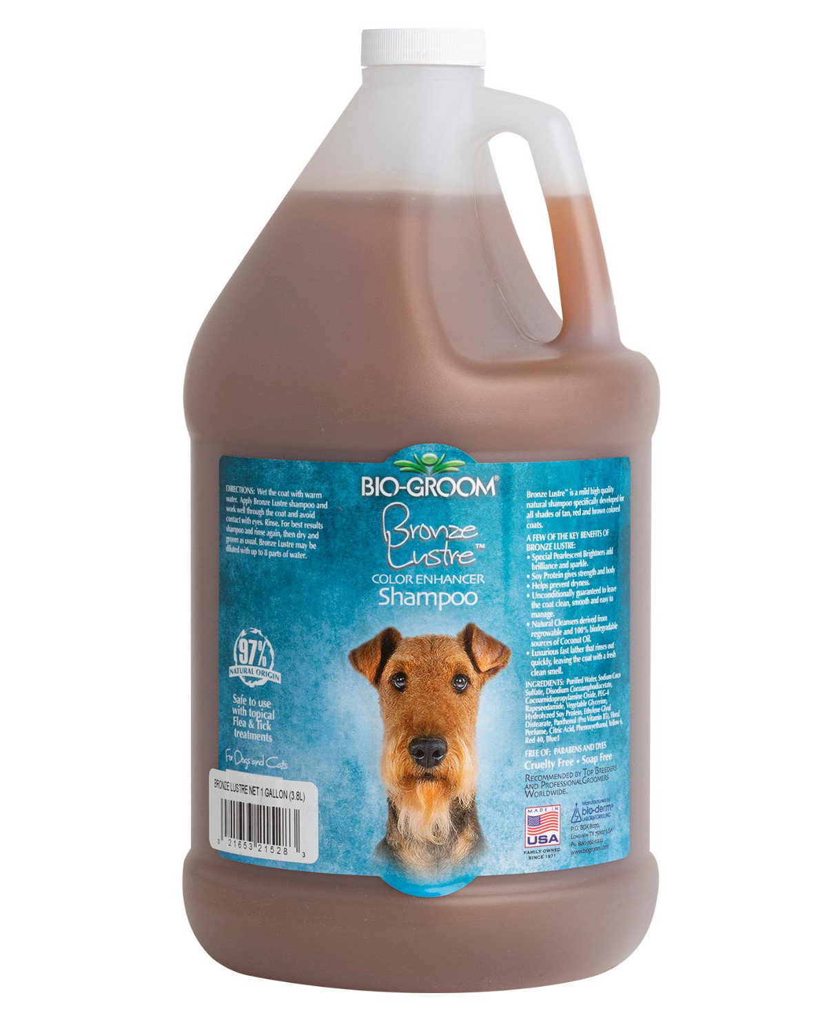 šampon Biogroom Bronze lustre na hnědé psy Výstavní