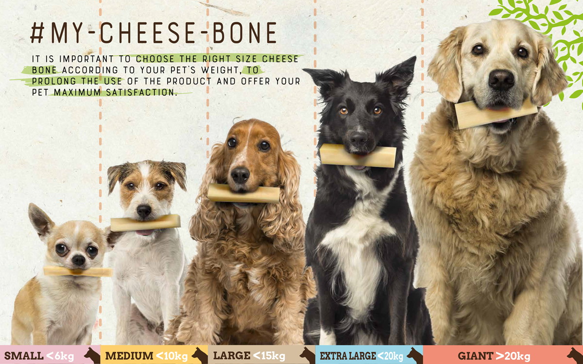 Himalájská sýrová BIO kost pro psa